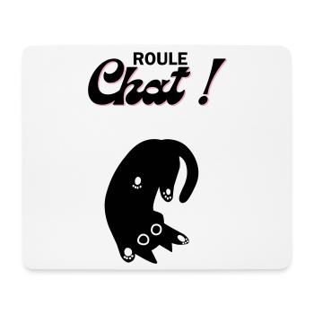 Freewheeling cat! - Mouse Pad (horizontal) - white - Front