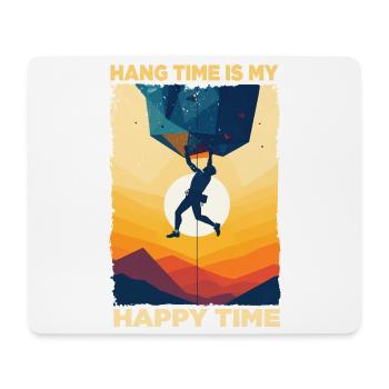 Abenteuerliche Kletterzeit Motiv - Mousepad (Querformat) - Weiß - Vorne