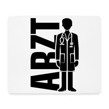 Arzt Doktor - Mousepad (Querformat) - Weiß - Vorne