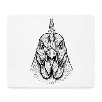 Chicken - Mouse Pad (horizontal) - white - Front