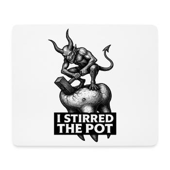Infernalischer Zahnarzt - Mousepad (Querformat) - Weiß - Vorne
