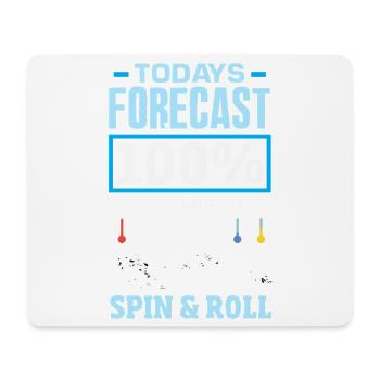 Surfeur Surfeur Bodyboarder - Tapis de souris (format paysage) - blanc - Devant
