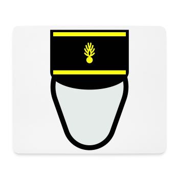 Gendarm Képi G.M. (Mobile Constable) - Mousepad (Querformat) - Weiß - Vorne