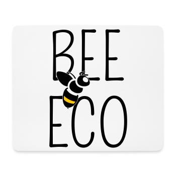 Bee Committed to Organic Transition - Mouse Pad (horizontal) - white - Front