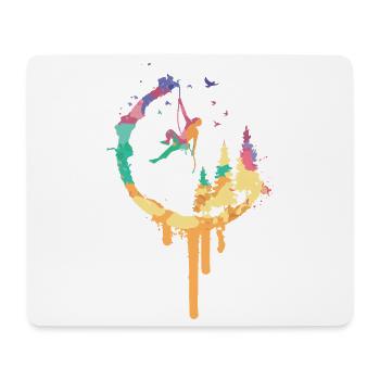 Farbenkreis der Bergsteiger - Mousepad (Querformat) - Weiß - Vorne