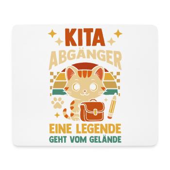 Kita Abgänger Eine Legende Verlässt Das Gelände - Mousepad (Querformat) - Weiß - Vorne