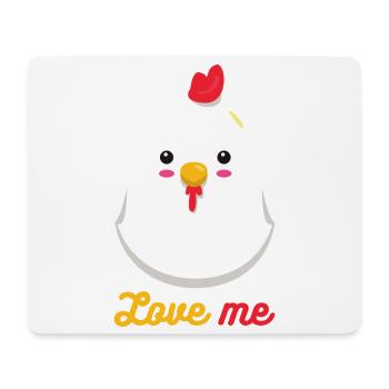rooster - Mouse Pad (horizontal) - white - Front