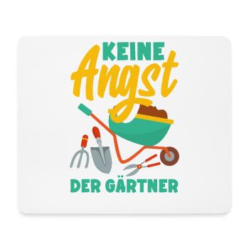 Der Gärtner Regelt Das - Mousepad (Querformat) - Weiß - Vorne