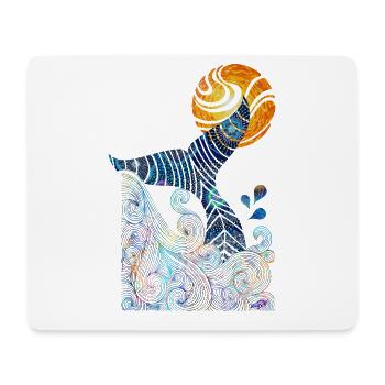 coda_balena2 - Mousepad (Querformat) - Weiß - Vorne
