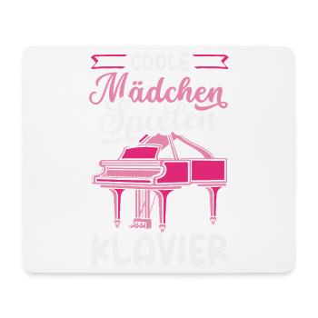 Piano Klavier Musiker Geschenk Geschenkidee - Mousepad (Querformat) - Weiß - Vorne
