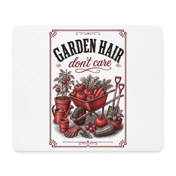 Garden Hair Dont Care Organic Gardening - Mouse Pad (horizontal) - white - Front