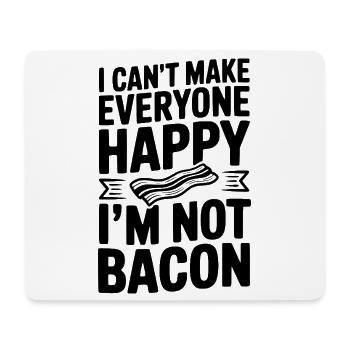 Ich kann nicht alle glücklich machen. Ich bin kein Speck. - Mousepad (Querformat) - Weiß - Vorne