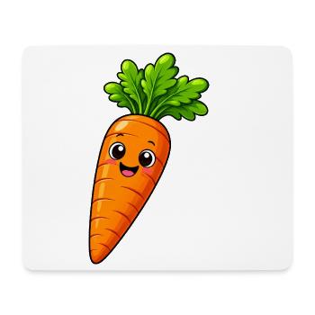 Karotten-Karotten-Gemüse - Mousepad (Querformat) - Weiß - Vorne