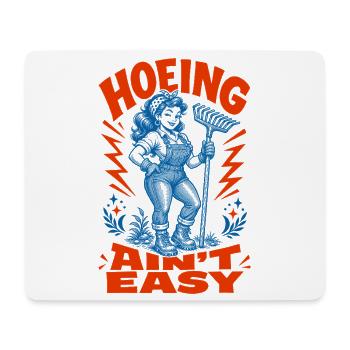 Urbanes Gärtnern Hacken ist keine einfachen organischen Pflanzen - Mousepad (Querformat) - Weiß - Vorne