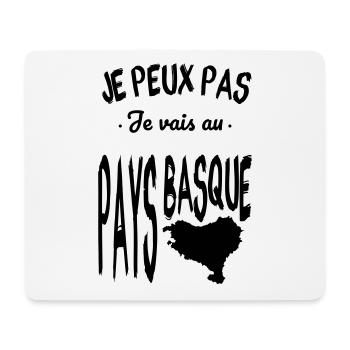 Mode Basque activé - Tapis de souris (format paysage) - blanc - Devant