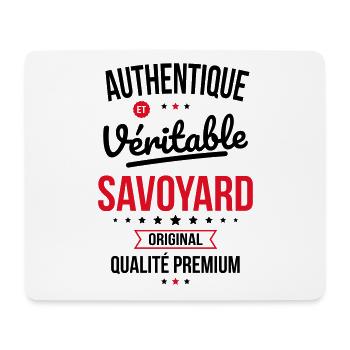 Authentique et véritable Savoyard - Original - Tapis de souris (format paysage) - blanc - Devant