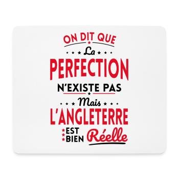 Perfection n'existe pas l'Angleterre bien Réelle - Tapis de souris (format paysage) - blanc - Devant