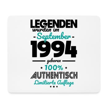 30e anniversaire - Les légendes ont été créées en septembre 1994 - Tapis de souris (format paysage) - blanc - Devant