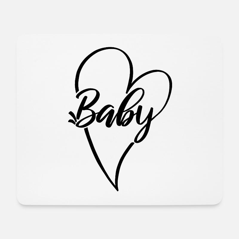 Baby - Mouse Pad (horizontal) - white