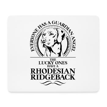 RHODESIAN RIDGEBACK Guardian Angel Hunde Wilsigns - Mousepad (Querformat) - Weiß - Vorne