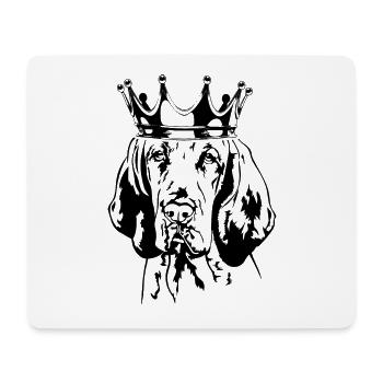 Bracco Italiano Krone Dog Dogs Wilsigns - Mouse Pad (horizontal) - white - Front