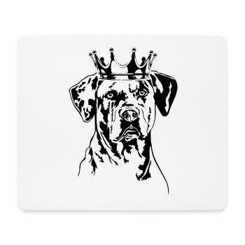 Catahoula Leopard Dog Crown Dogs Dog Wilsigns - Mouse Pad (horizontal) - white - Front
