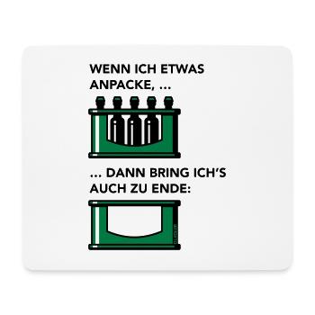 Wenn Ich Etwas Anpacke … - Mousepad (Querformat) - Weiß - Vorne