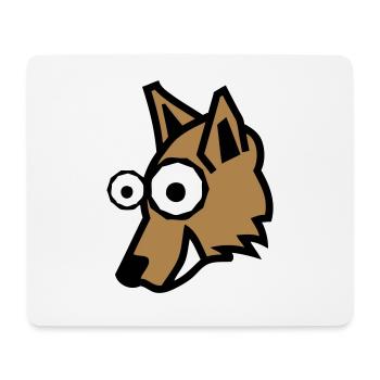 Fuchs Design Tierform - Mousepad (Querformat) - Weiß - Vorne