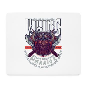 VIKING, VICTORY OR VALHALLA! - Mousepad (Querformat) - Weiß - Vorne