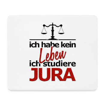 Un avocat étudie le droit - Tapis de souris (format paysage) - blanc - Devant