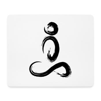 Meditation - Mouse Pad (horizontal) - white - Front