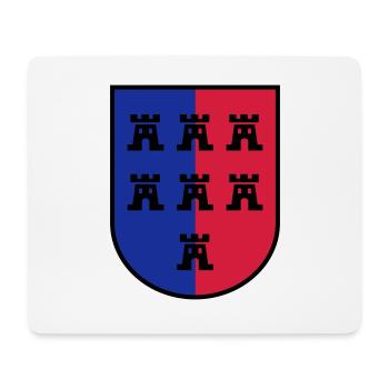 Wappen Siebenbürger Sachsen 3farbig - Siebenbürgen - Mousepad (Querformat) - Weiß - Vorne