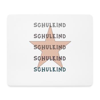Schulstart Deluxe Schulkind Edition Schulbeginn - Mousepad (Querformat) - Weiß - Vorne