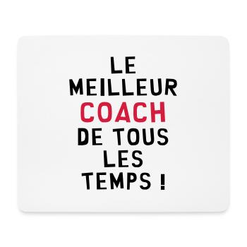 Le meilleur Coach de tous les temps ! - Tapis de souris (format paysage) - blanc - Devant