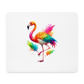 Flamingo Pride - Mousepad (Querformat) - Weiß - Vorne