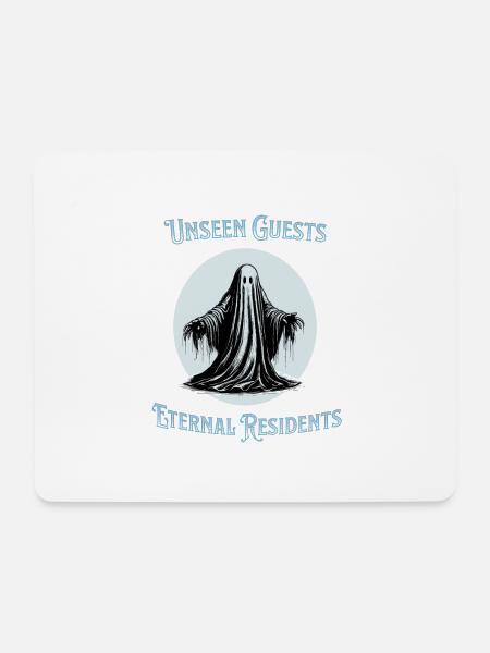 Unsichtbare Gäste, ewige Bewohner - Mousepad (Querformat) - Weiß