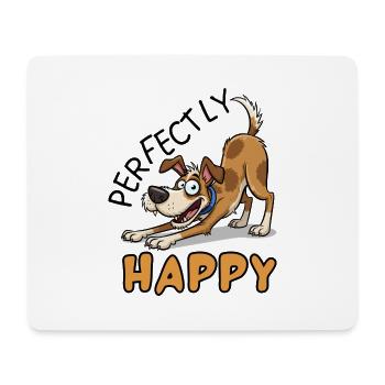 213616058_358910679_Jack_Russell_Perfectly_Happ - Mouse Pad (horizontal) - white - Front