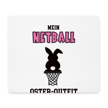 Netball Spielerin Netballerin Oster Geschenk - Mousepad (Querformat) - Weiß - Vorne