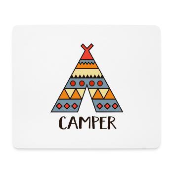 camper - Mouse Pad (horizontal) - white - Front