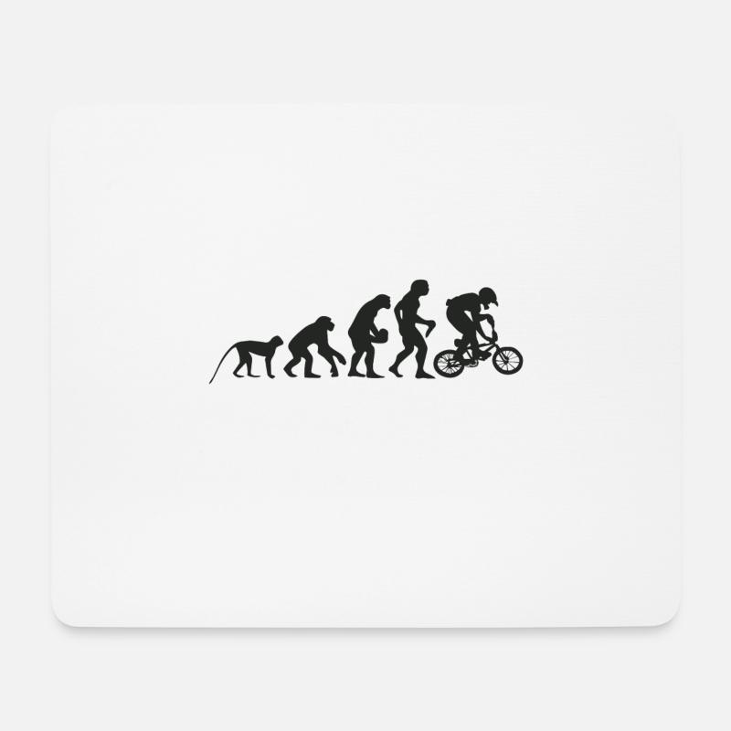Evolution BMX - Mousepad (Querformat) - Weiß