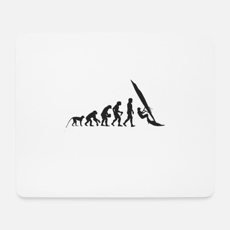Evolution Windsurfing - Mouse Pad (horizontal) - white