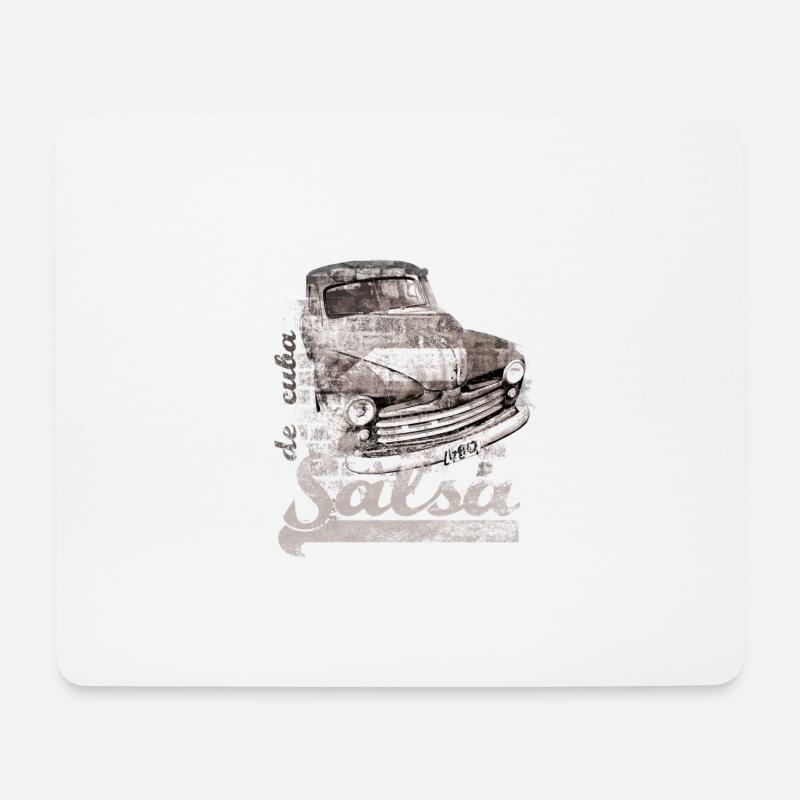 salsa - Mousepad (Querformat) - Weiß