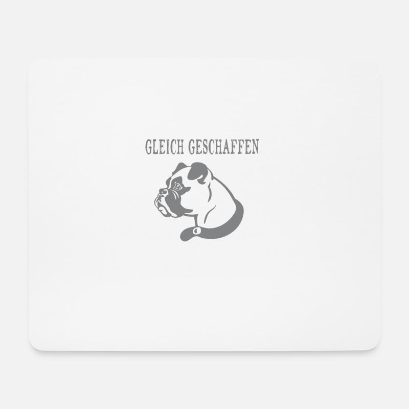 Alle Hunde Boxer - Mousepad (Querformat) - Weiß
