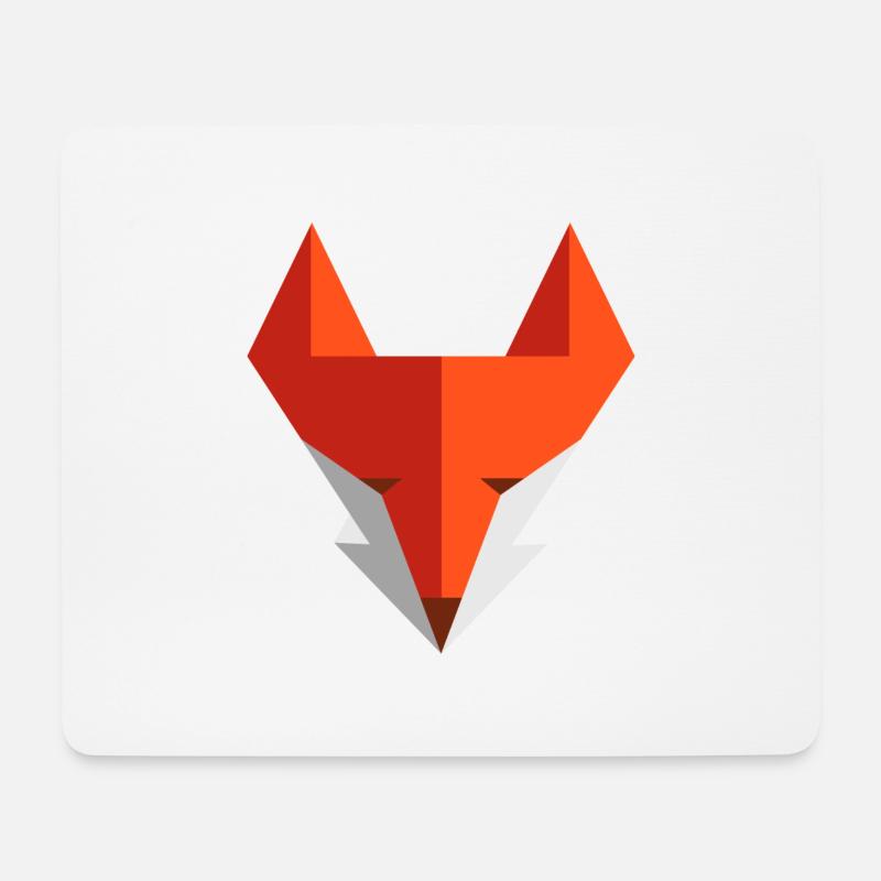 Fuchs - Mousepad (Querformat) - Weiß