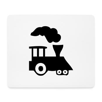 Lokomotive Bath1 - Mousepad (Querformat) - Weiß - Vorne