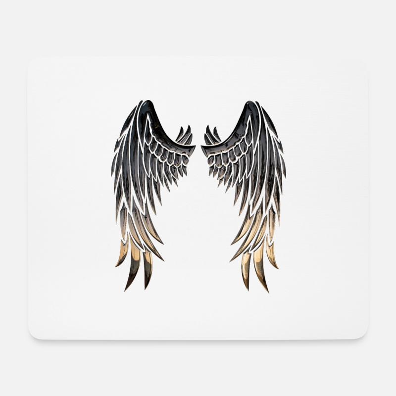 Wings wings - Mouse Pad (horizontal) - white