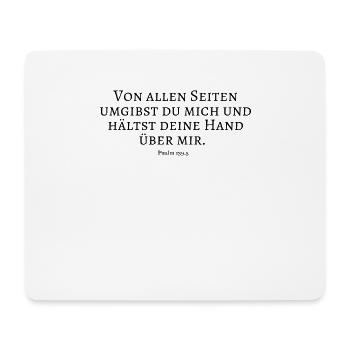 Gott, Jesus, Bibelvers, Christus, Liebe, Hoffnung - Mousepad (Querformat) - Weiß - Vorne