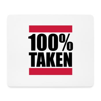 balken 100 pour cent taken pardon amour amour p - Tapis de souris (format paysage) - blanc - Devant