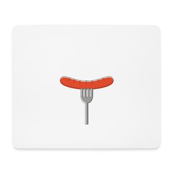 ALLES WURST - Mousepad (Querformat) - Weiß - Vorne