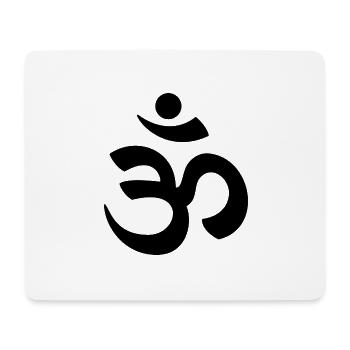 Om - Mouse Pad (horizontal) - white - Front